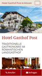 Mobile Screenshot of hotelgasthofpost.at